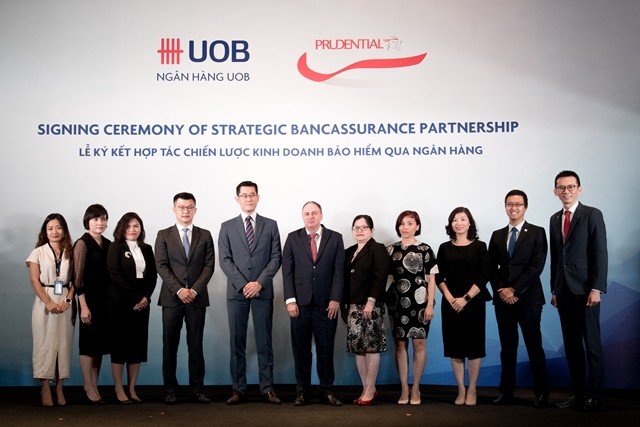 Prudential bán bảo hiểm qua ngân hàng UOB Việt Nam