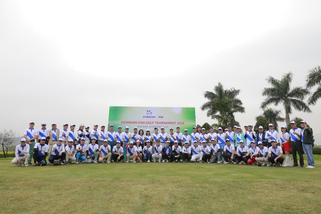 Eximbank tổ chức giải golF Eximbank -Visa Golf Tournament 2019