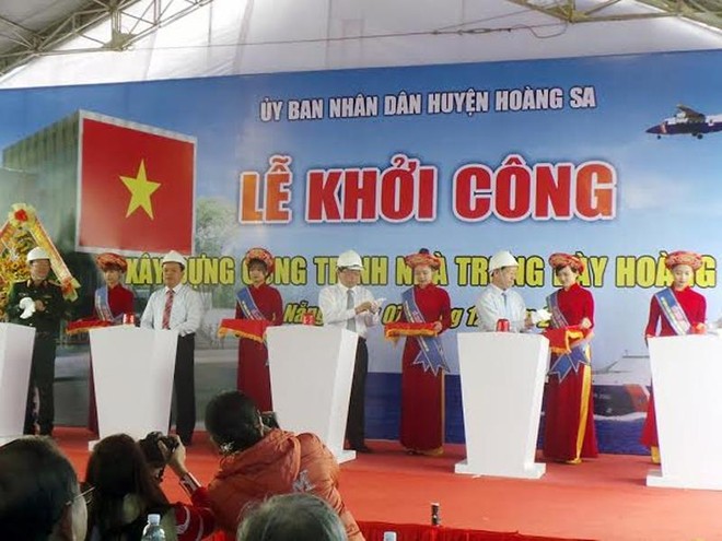 Lễ khởi công dự án xây dựng công trình nhà trưng bày Hoàng Sa