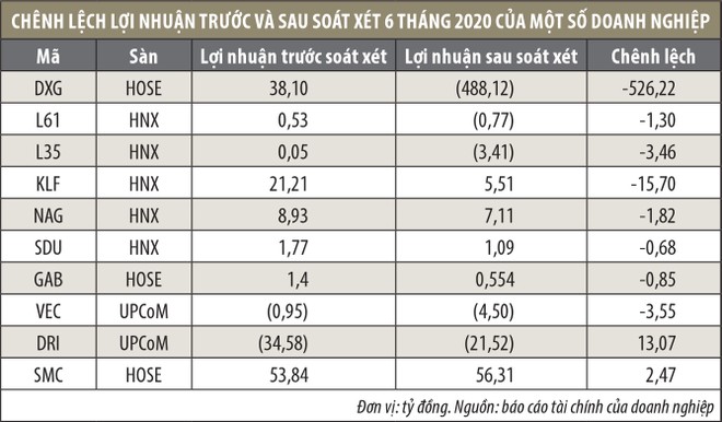 Soát xét bán niên, làm sáng bức tranh lỗ, lãi ảnh 1