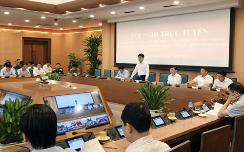 Nhiều thông tin kinh tế - xã hội của Hà Nội đã được nêu ra tại giao ban trực tuyến Thành ủy sáng 28/9