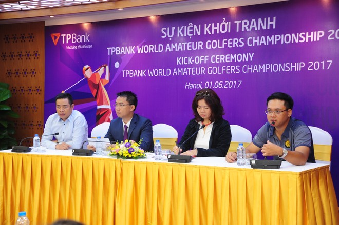 Chính thức khởi động TPBank World Amateur Golfers Championship 2017