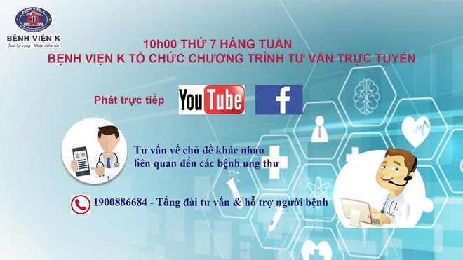 Bệnh viện K phối hợp với Roche Việt Nam tư vấn trực tuyến điều trị ung thư