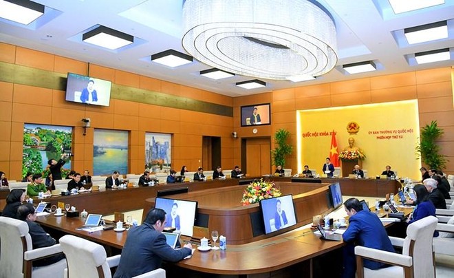 Uỷ ban Thường vụ Quốc hội bắt đầu phiên họp thứ 52 (Ảnh Quốc hội)