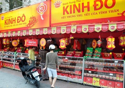 Sản lượng tiêu thụ bánh trung thu Kinh Đô tăng 12%