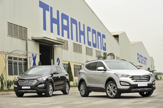 SantaFe 2015 do Huyndai Thành Công lắp ráp có giá từ 1,13 tỷ đồng