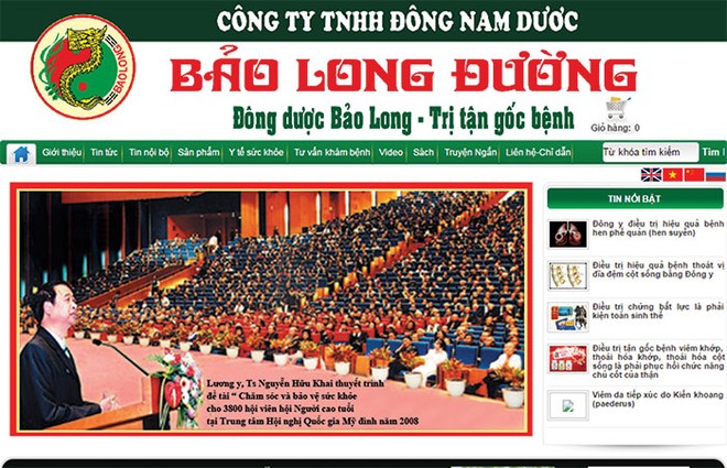 Ông Nguyễn Hữu Khai được biết đến với tài bốc thuốc chữa bệnh, là người sáng lập ra Tập đoàn Bảo Long