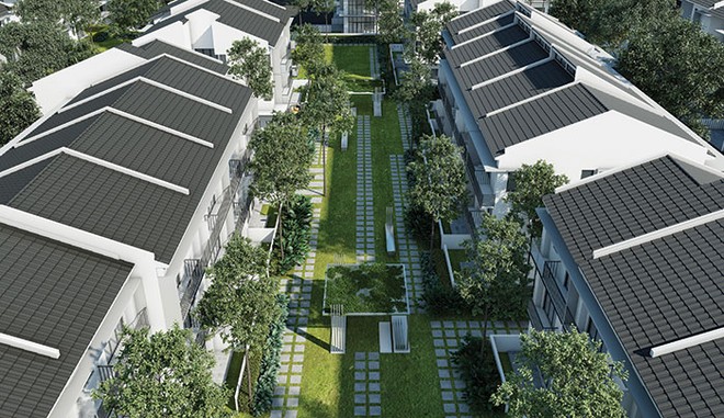 Tiểu khu Evelyne Gardens thuộc Dự án  Park City dự kiến sẽ bán trong quý II/2015