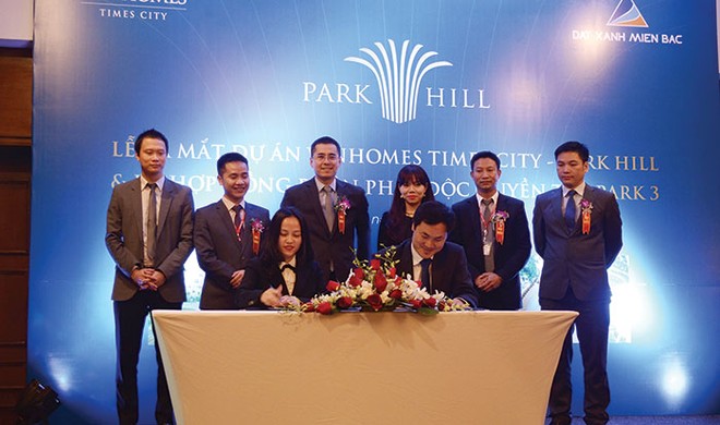 Đất Xanh Miền Bắc độc quyền phân phối tòa Park 3 - Vinhomes Times City