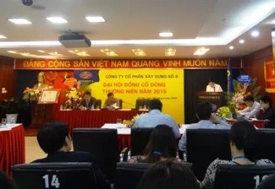 Đại hội đồng cổ đông Vinaconex 9 diễn ra sáng nay (8/4)