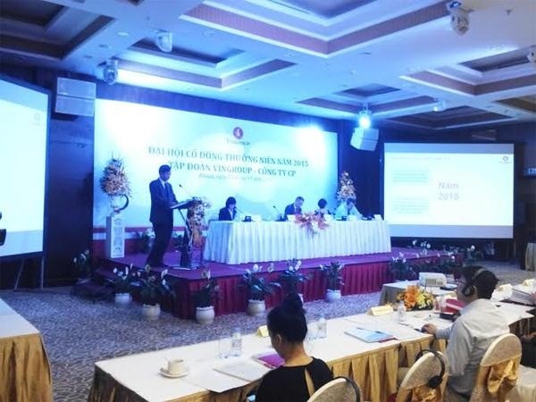 Đại hội đồng cổ đông thường niên năm 2015 của Tập đoàn Vingroup.