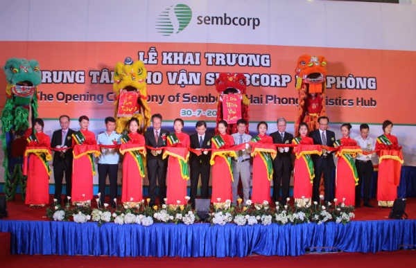 Trung tâm kho vận Sembcorp Hải Phòng tại KCN VSIP Hải Phòng có tổng vốn đầu tư trên 7,9 triệu USD