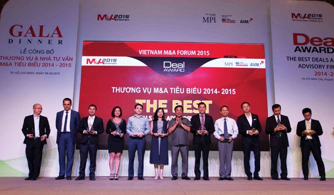 Các thương vụ M&A tiêu biểu nhất 2014-2015 được vinh danh tại Diễn đàn M&A năm nay