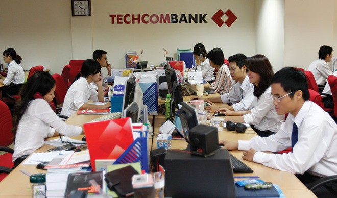 Hiện mới chỉ có Techcombank công bố khung thưởng Tết rõ ràng