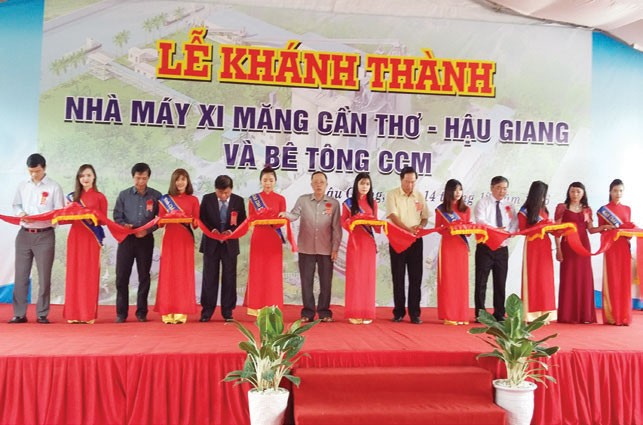 Khánh thành Nhà máy Xi măng Cần Thơ - Hậu Giang