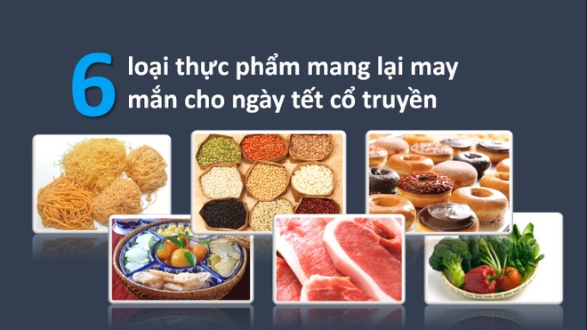 6 loại thực phẩm mang lại may mắn cho ngày tết cổ truyền