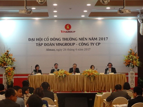 Cuộc họp Đại hội đồng cổ đông Vingroup diễn ra hôm 26/4