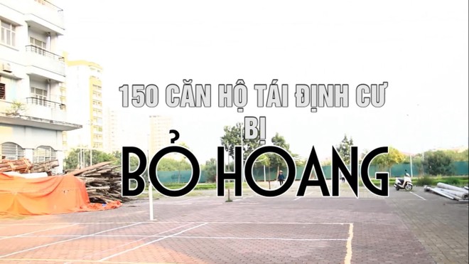 150 căn hộ tái định cư bị bỏ hoang