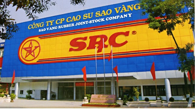 Cao su Sao Vàng trả cổ tức tỷ lệ 5%