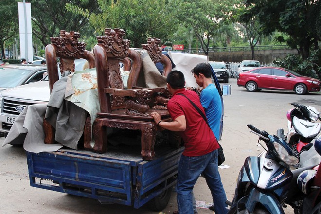 Đồ gỗ nội thất Việt Nam đang được nhiều khách hàng Âu, Mỹ lựa chọn. Ảnh: Việt Dũng