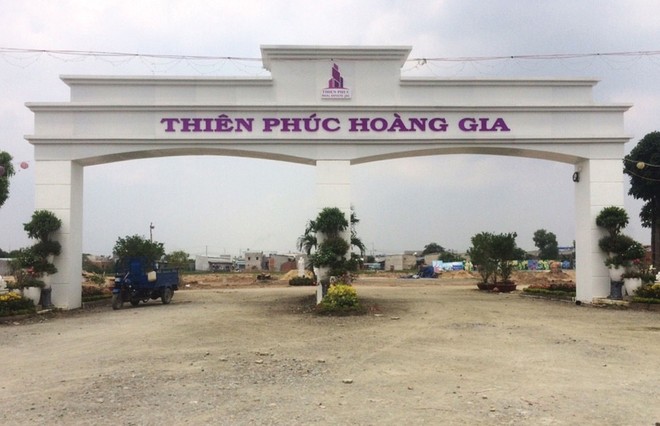 Dự án Thiên Phúc Hoàng Gia được chủ đầu tư bán “vịt trời” cho khách hàng. Ảnh: Gia Huy