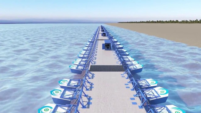 Eco Wave Power: Hệ thống sản xuất điện từ sóng biển