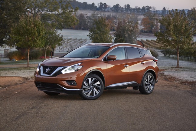 Nissan Murano - Một mẫu xe trong diện triệu hồi. Ảnh minh hoạ