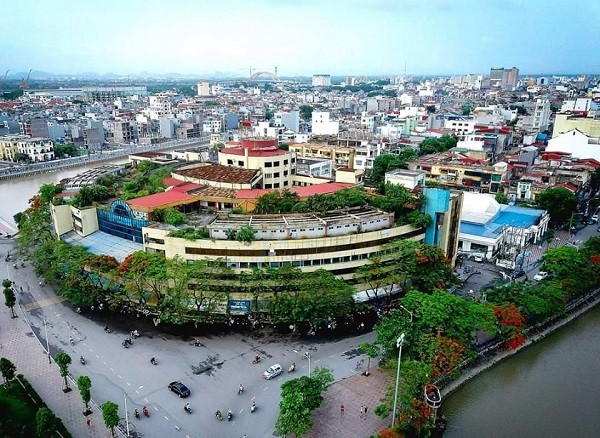 Toàn cảnh khu vực Trung tâm thương mại chợ Sắt. Ảnh: Duy Thính