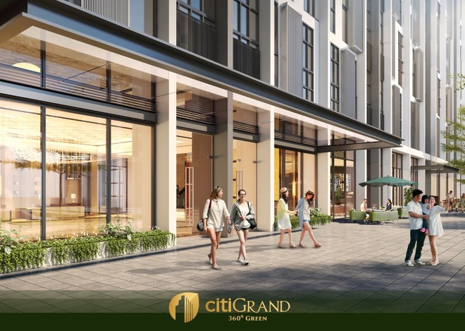 Cư dân CITIGRAND được thụ hưởng môi trường sống trong lành, xanh mát với mật độ cây xanh cao gấp 9 lần nội thành, liền kề công viên trung tâm 4 ha.