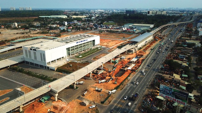 Giá đất gần bến xe miền Đông mới và tuyến metro tăng mạnh thời gian qua. Ảnh: Lê Toàn