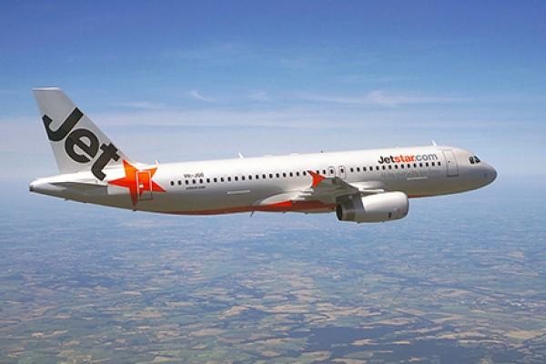 Một máy bay của Jetstar Pacific.