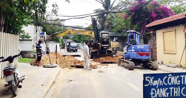 Thi công dự án Dự án cải thiện môi trường nước phía Đông (Quận Sơn Trà) bằng nguồn vốn đầu tư công