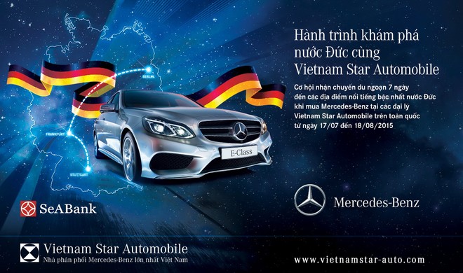 Với riêng đối tác chiến lược Mercedes-Benz, SeABank cho vay lên đến 80% giá trị xe, cam kết xét duyệt khoản vay trong vòng 8 giờ làm việc.