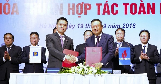 Petrolimex hợp tác toàn diện với Petro Vietnam