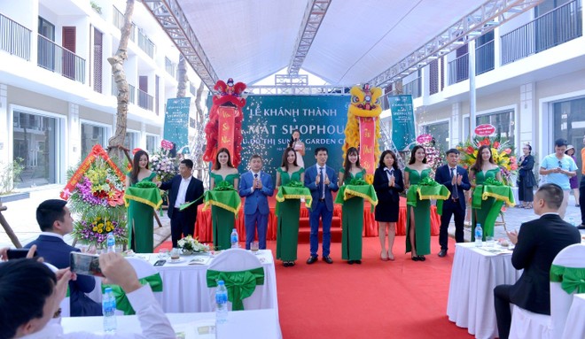 Chủ đầu tư dự án Sunny Garden City - Tập đoàn CEO cắt băng khánh thành và ra mắt Shophouse Sunny Garden City 