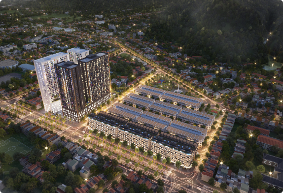 Phối cảnh dự án Apec Diamond Park Lạng Sơn.