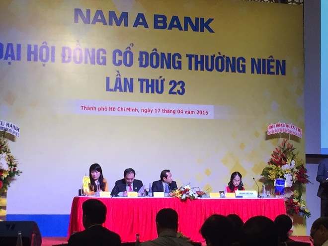 Nam A Bank chia cổ tức 4% bằng tiền mặt