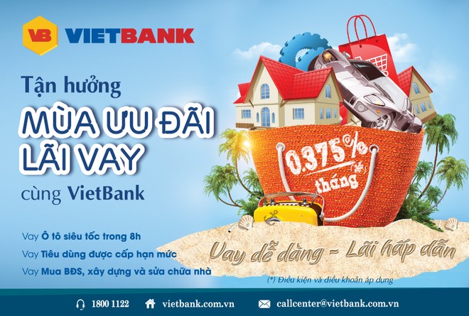 VietBank ưu đãi lãi suất cho vay