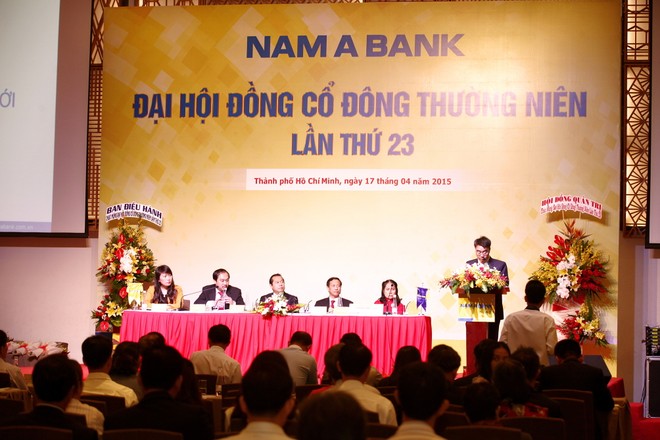 Ngày 15/7 Nam A Bank tiến hành ĐHCĐ bất thường