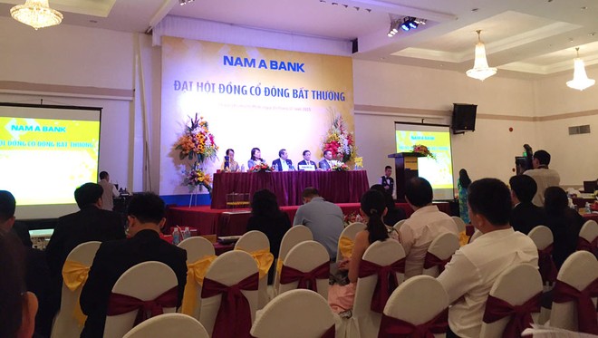 ĐHCĐ bất thường Nam A Bank: Không bàn chuyện sáp nhập