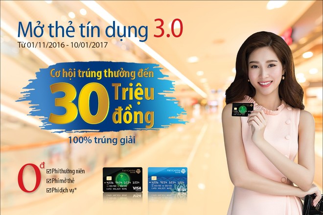 Mở thẻ tín dụng Viet Capital Visa nhận ngay 5.000 dặm bay