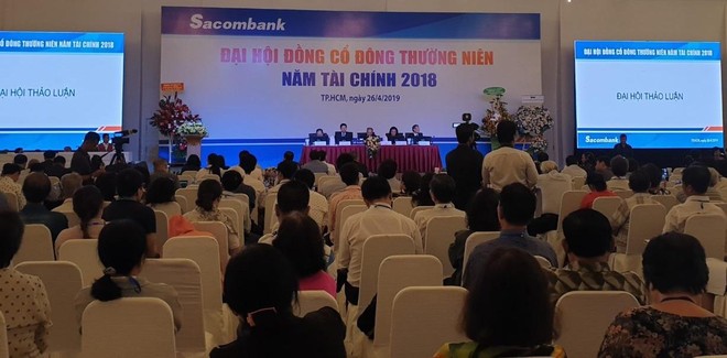 ĐHĐCĐ Sacombank (STB): Chưa thể chia cổ tức cho cổ đông vì đang giai đoạn tái cơ cấu