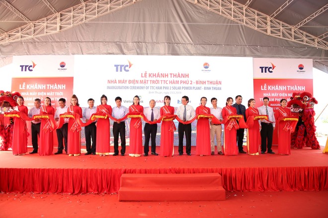 Tập đoàn TTC khánh thành dự án năng lượng tái tạo thứ 3: Nhà máy điện mặt trời TTC Hàm Phú 2  công suất 49 MWp