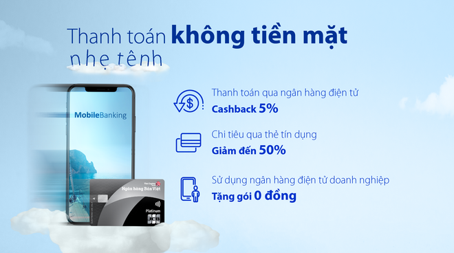 Ngân hàng Bản Việt triển khai hàng loạt ưu đãi hưởng ứng “Ngày không tiền mặt” 