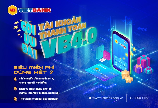 Vietbank triển khai ưu đãi miễn nhiều phí dịch vụ cho khách hàng