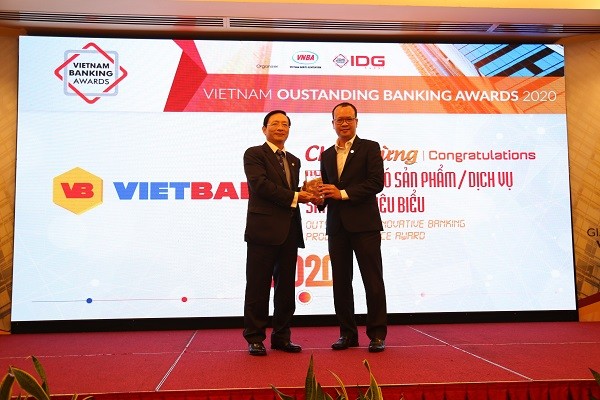 Vietbank nhận giải ngân hàng có sản phẩm, dịch vụ sáng tạo tiêu biểu 2020