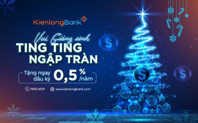 Đại tiệc Giáng sinh - Nhận quà linh đình cùng KienlongBank