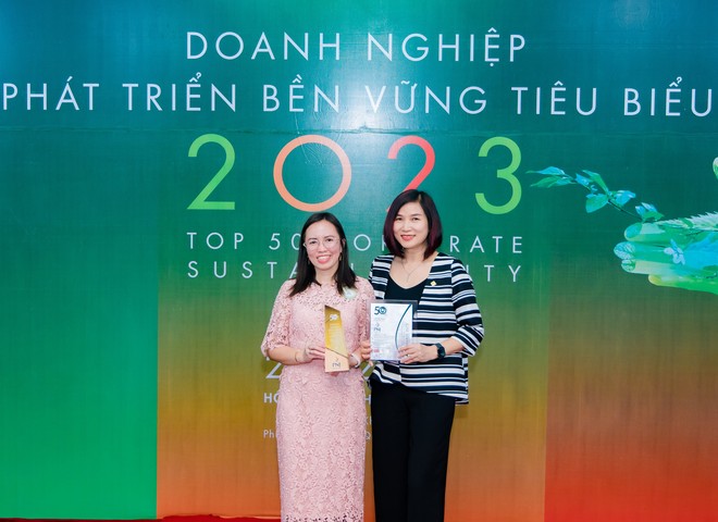 PNJ đứng đầu Top 50 Doanh nghiệp bền vững của năm 2023. Ảnh: Đức Thưởng