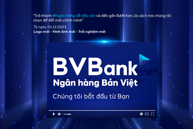 BVBank ra mắt logo và nhận diện thương hiệu mới