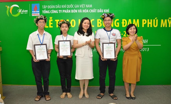 DPM khởi động chương trình học bổng Đạm Phú Mỹ niên khóa 2014 - 2015